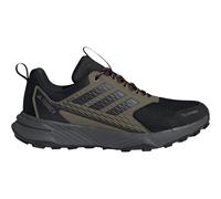 adidas Herren Terrex Tracefinder 2 Climaproof Trail Running Shoes, Olive Strata/Core Black/Semi Impact Orange, 41 1/3 EU