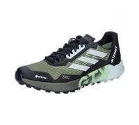adidas Terrex Herren Trailrunning Schuhe Agravic Flow 2 GTX Olive Strata/Wonder Silver/Green 41 1/3