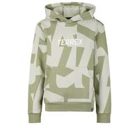 Adidas Multi Printed Logo Kapuzenpullover 15-16 Jahre Halo Green / Tent Green