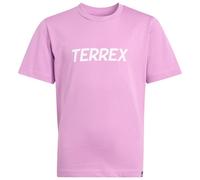 adidas Terrex - Kid's MT Logo Tee - T-Shirt, Gr. 128, rosa (PrelovedPurple)