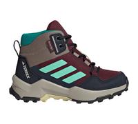 Adidas Terrex Ax4r Mid Rain.rdy Kinderswander Schuhe EU 35 1/2 Maroon / Pulse Mint / Chalky Brown