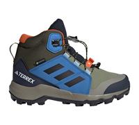 adidas Terrex - Kid's Terrex Mid GTX - Wanderschuhe, Gr. 28.5, blau (TentGreen/CoreBlack/RayBlue)