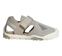 Outdoorsandale ADIDAS TERREX "TERREX CAPTAIN TOEY 2.0 SANDALE", Gr. 39, putty grau, wonder beige, sanftes weiß, Textil, Synthetik, sportlich, Schuhe, mit Klettverschluss (19415544-39) putty grau, wond