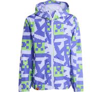 adidas Terrex Kinder Minecraft Mt Rain Jacke (Größe 116, lila)