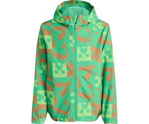 adidas Terrex Kinder Minecraft Mt Rain Jacke (Größe 152, gruen)