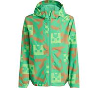 adidas Terrex Kinder Minecraft Mt Rain Jacke (Größe 164, gruen)