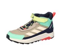 adidas TERREX Anylander Mid-Top Wanderschuhe jüngere Kinder JR9728 - khaki three/wonder white/legend ink 30