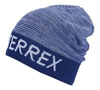 adidas Terrex Logo Beanie Blau, Kopfbedeckung, Größe M - OSFM - Farbe Collegiate Royal - White