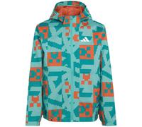adidas TERREX Minecraft 2 Layer Climaproof Regenjacke Kinder KT0915 - st fade ocean 140