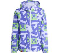 adidas Terrex Minecraft Mt Rain Kinder Regenjacke lila Größe 152 Trekking Winddicht Wasserabweisend