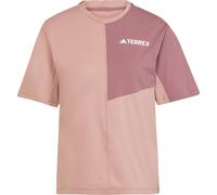adidas Terrex Multi Damen T-Shirts Wandern Elastisch Größe XS rot