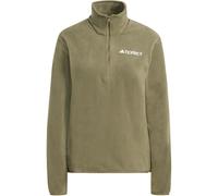 adidas TERREX Multi Essentials Fleece 1/2-Zip Sweatshirt Damen KB2199 - olive strata S