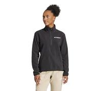 adidas Terrex Multi Essentials Half-Zip Fleece Hiking Sweatshirt für Damen, Schwarz:, M