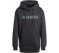 adidas Damen Terrex Multi Large Logo Hoodie, Black, XXL