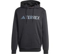 adidas Terrex Multi Large Logo Hoodie pechschwarz/blau - L