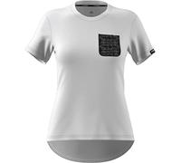 Adidas Damen Terrex Pocket Graphic Bluse, White/Black, S