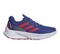 adidas Men's Terrex Soulstride Flow Trailrunning-Schuh Dash Grey/Pure Ruby/Semi Lucid Blue 42