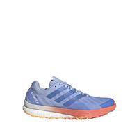 adidas Terrex Speed Ultra W Damen-Schuhe, Blue Dawn/Blue Fusion Metallic/Coral Fusion, 7.5