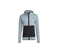 adidas Terrex Tech Lite Full-Zip Hoodie Herren - blau -S