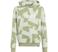 adidas Terrex Terrex Kids Multi Printed Logo Hoodie halo green/tent green (ADYU) 164