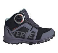adidas Terrex Terrex Mid BOA RAIN.RDY Hiking Shoes Kids core black/ftwr white/preloved violet (A0QM) 4.5