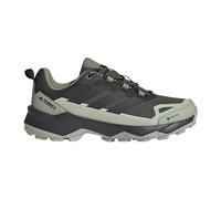 Wanderschuh ADIDAS TERREX "SKYCHASER AX5 GORE-TEX", Herren, Gr. 44,5, grün (collegiate grün, grau one, carbon), Synthetik, Textil, Schuhe Wanderschuh, wasserdicht dank Gore-Tex Membrane (60973765-44,5