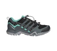 adidas Damen Terrex Swift R2 GORE-TEX Hiking Shoes, Core Black / Blue Oxide / Acid Mint, 40 EU