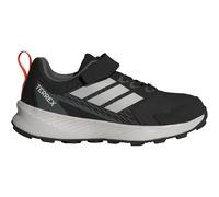 Trailrunningschuh ADIDAS TERREX "TRACEFINDER CF C", Mädchen, Gr. 31, core schwarz, grau one, semi impact orange, Synthetik, Textil, Schuhe, für Kinder & Jugendliche (60394118-31) core schwarz, grau on