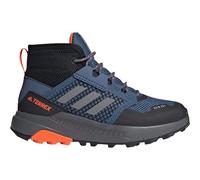adidas Unisex Kinder Terrex Trailmaker Mid RAIN.RDY Hiking Shoes, Wonder Steel/Grey/Impact Orange, 36 2/3 EU