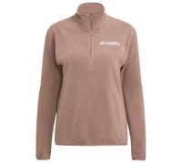 adidas Terrex - Women's MT Half Zip Fleece - Fleecejacke, Gr. L, braun (TraceBrown)