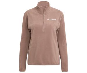 adidas Terrex - Women's MT Half Zip Fleece - Fleecejacke, Gr. L, braun (TraceBrown)
