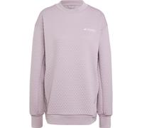 adidas Terrex Xploric Crew Neck Damen Pullover lila Größe S Trekking Elastisch