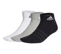 Thin and Light Ankle Socken, 3 Paar Medium Grey Heather / White / Black 46-48