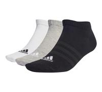 Adidas Thin and Light Sportswear Low-Cut 3er-Pack Socken, grau XL