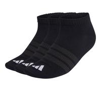 3er Pack adidas Thin&Light Essentials Low Cut Socken KC9628 - black/black/white 46-48