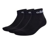 adidas Thin Linear Ankle Socks 3 Pair Pack black-white (095A) XL