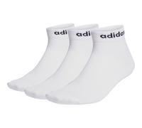 adidas Thin Linear Ankle Socks 3 Pair Pack white-black (001A) XS