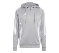 adidas Tiro 24 Half-Zip Hoodie Herren - grau/weiß - L