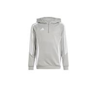 adidas Tiro 24 Half-Zip Hoodie Kinder - grau/weiß - 116