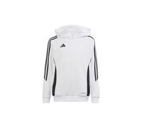 adidas Tiro 24 Half-Zip Hoodie Kinder - weiß/schwarz