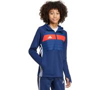 adidas Tiro 25 Essentials Winterized Hoody Kinder 152 Dark Blue/Red