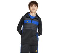 adidas Tiro 25 Essentials Winterized Sweatshirt Kinder JW4590 - black/semi lucid blue/crew yellow 176