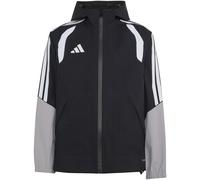 adidas Tiro 26 Regenjacke Kinder JL7311 - black/light onix/white 164