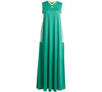 adidas Tiro Cut 3-Streifen Soft Mesh Kleid Damen JP3066 - semi court green M