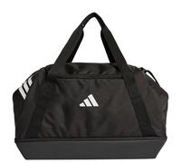 adidas Unisex TIRO Duffle Bag MEDIUM with Bottom Compartment, Black/White, One Size