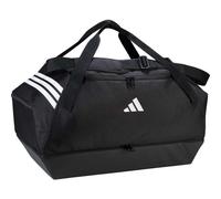 adidas Unisex TIRO Duffle Bag MEDIUM with Bottom Compartment, Black/White, One Size