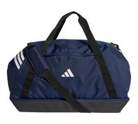 adidas Unisex TIRO Duffle Bag Large with Bottom Compartment, Team Navy Blue 2/White, One Size
