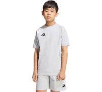 adidas Tiro Travel T-Shirt Kinder 140 Grau/Schwarz