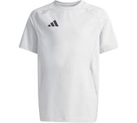 adidas Tiro Travel T-Shirt Kinder 176 Grau/Schwarz