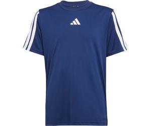 Adidas Train Essentials 3-Streifen Jungen T-Shirt, blau 140